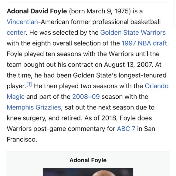 AUTOGRAPHED Golden State Warriors Adonal Foyle Rare Hat Collectors Item NEW - Picture 2 of 12